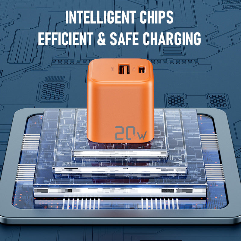 20W NEW UPGRADED DUAL PORTS FAST CHARGE
