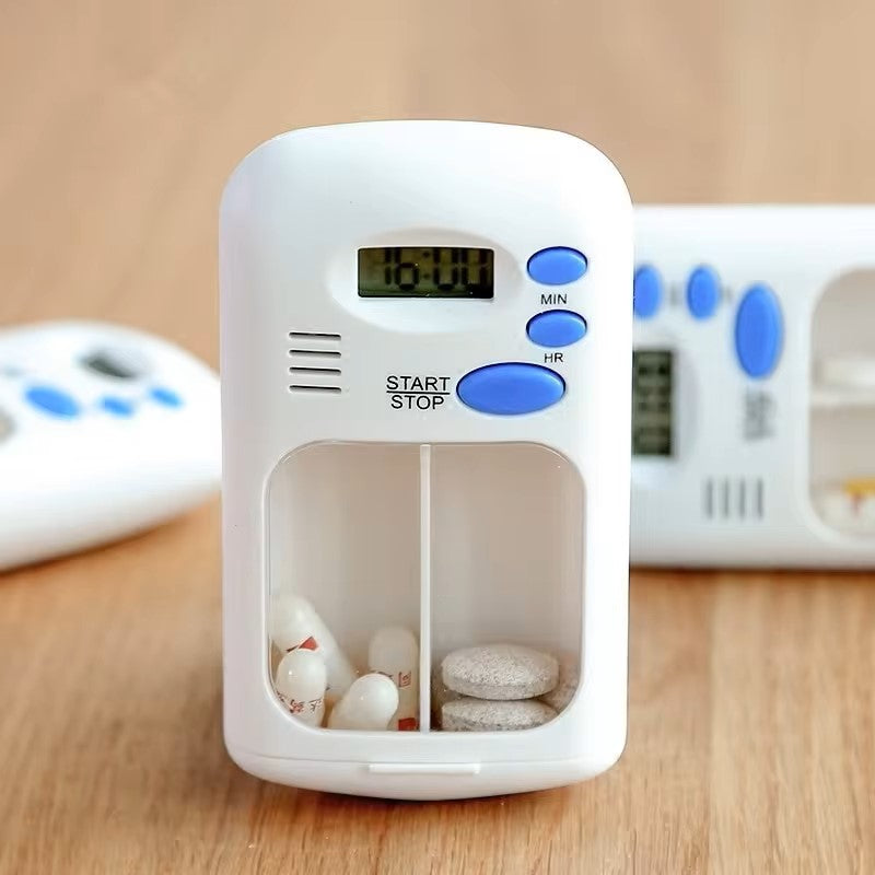 Mini Portable Pill Reminder Drug Alarm Timer Electronic Box