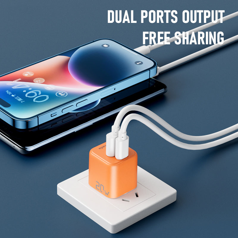 20W NEW UPGRADED DUAL PORTS FAST CHARGE
