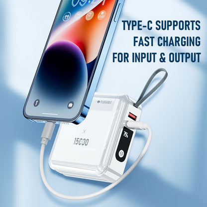22.5W fast charging belt line power bank 15000mAh PD-P110