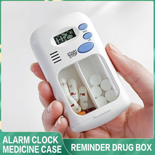 Mini Portable Pill Reminder Drug Alarm Timer Electronic Box