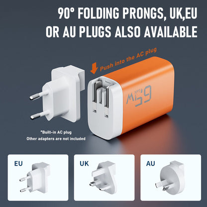 High-Power Portable Charger - Fast Charging for Multiple Devices