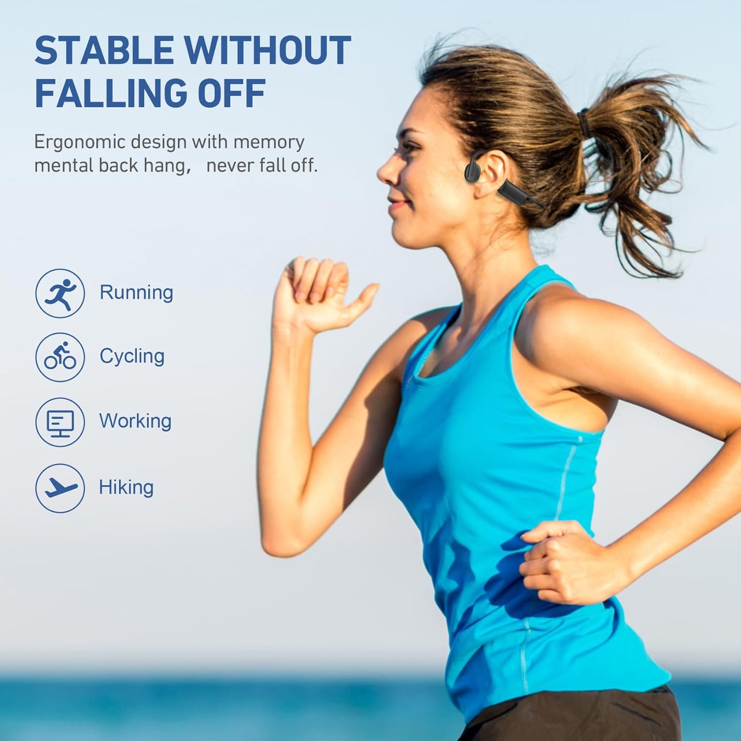 Bone Conduction Headphones Wireless Headphones