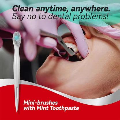 Exploded Bead Toothbrush Disposable Adult Cleaning Toothbrush Portable Travel Toothbrush