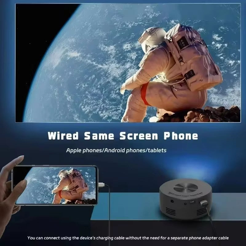 Home high-definition projector miniature portable small mobile phone projector wireless