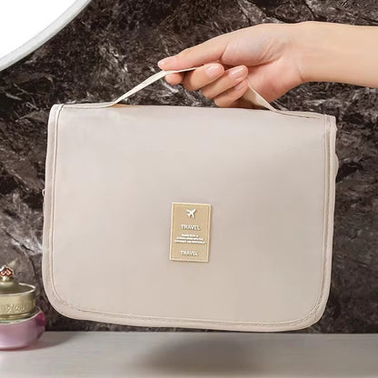 Travel Makeup Bag Waterproof Toiletries Organizer High Quality Women Neceser Bathroom Hook Wash Pouch Hook Makeup Storage Bag