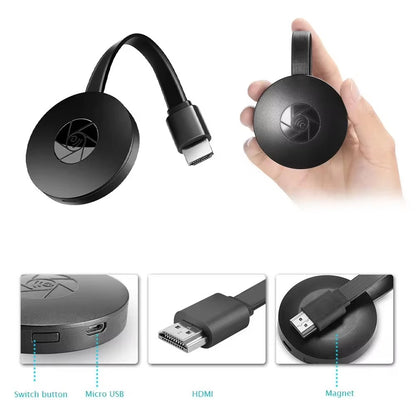 Wireless HDMI Mirroring Multiple Device Mobile Phoneconnected To TV HD 1080P Projection