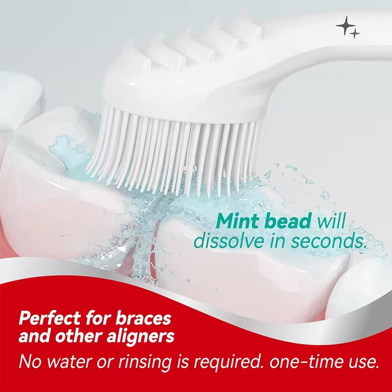 Exploded Bead Toothbrush Disposable Adult Cleaning Toothbrush Portable Travel Toothbrush