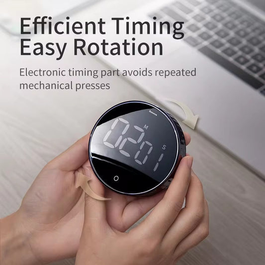 LED digital display, Rotating regulation, Counting up and down, Sound reminder