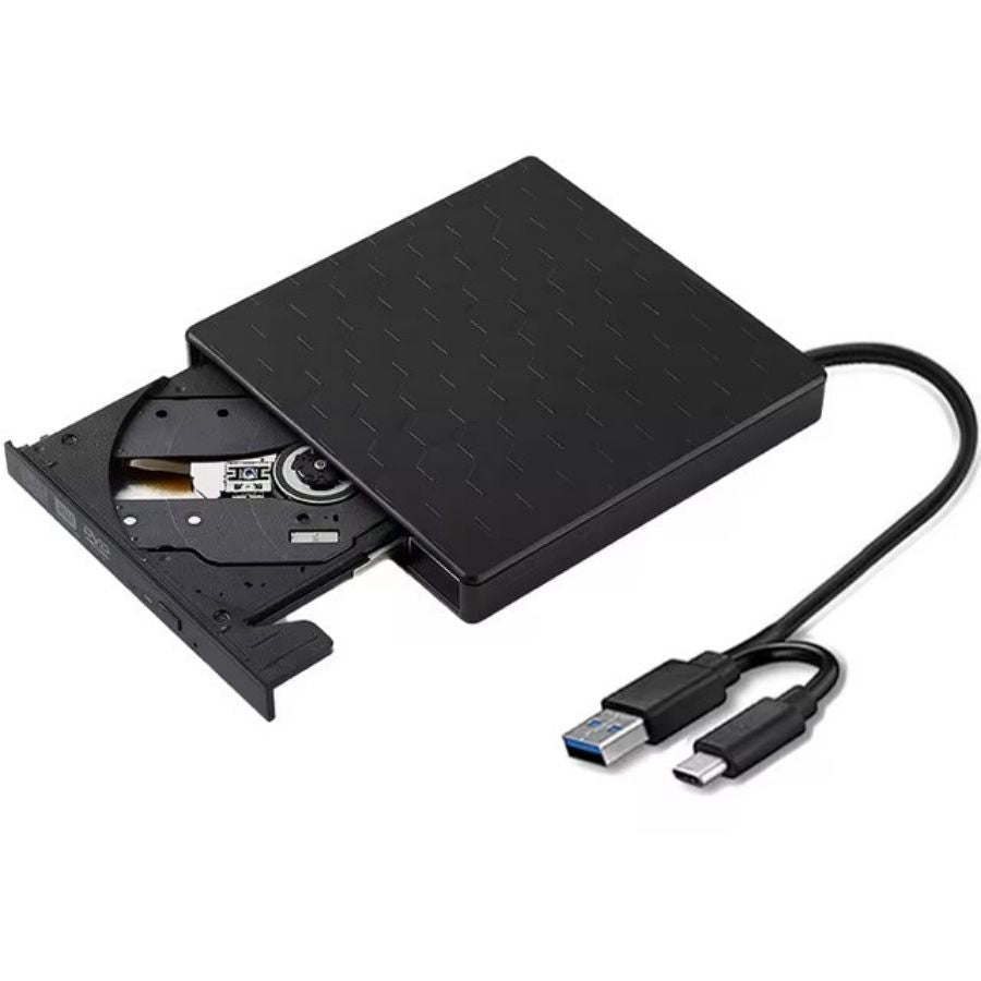 2in1 USB3.0 C Slim External DVD RW CD Writer Drive Burner Reader Player Optical Drives For Laptop PC DVD Burner DVD Portatil