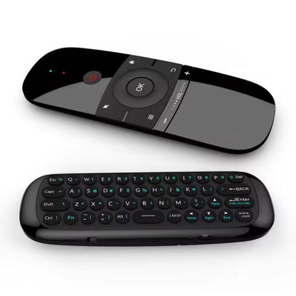 W1 Air Mouse Remote with Gyroscope Mini Keyboard 2.4G Wireless Connection IR Learning Function for TVbox PC Smart TV Pad Project