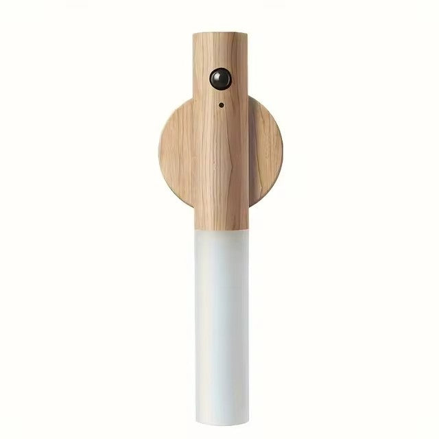 1pc Intelligent Human Body Induction Night Light, LED Rechargeable Corridor Cabinet Wall Light, Household Toilet Wall Induction