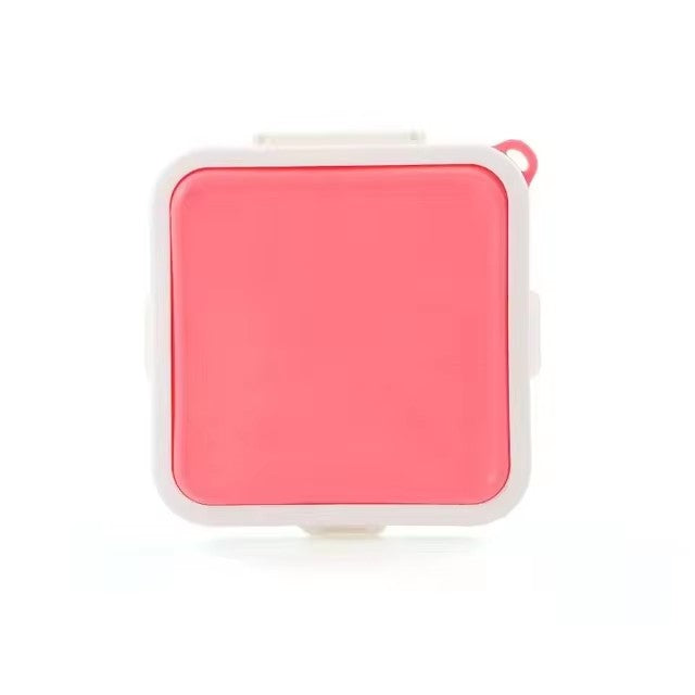 Portable Sandwich Toast Bento Box Reusable Silicone Sandwich Box Eco-Friendly Lunch Food Container Microwavable Dinnerware