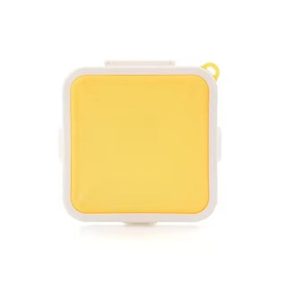 Portable Sandwich Toast Bento Box Reusable Silicone Sandwich Box Eco-Friendly Lunch Food Container Microwavable Dinnerware