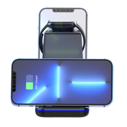 Wireless Charger, 3 in 1 Qi-Certified Fast Wireless Charging Station Stand Dock